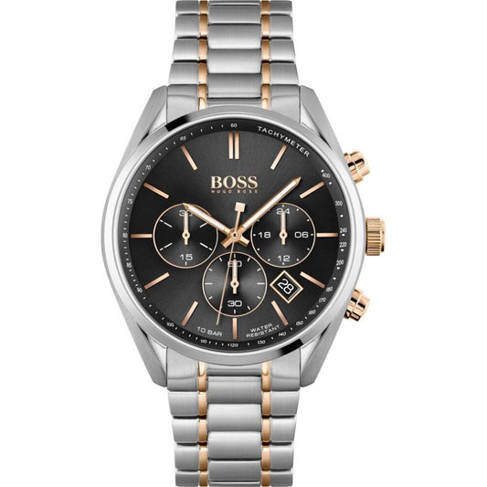 HUGO BOSS Black Dial, Rose Gold Men's Wrist Watch HB1513819