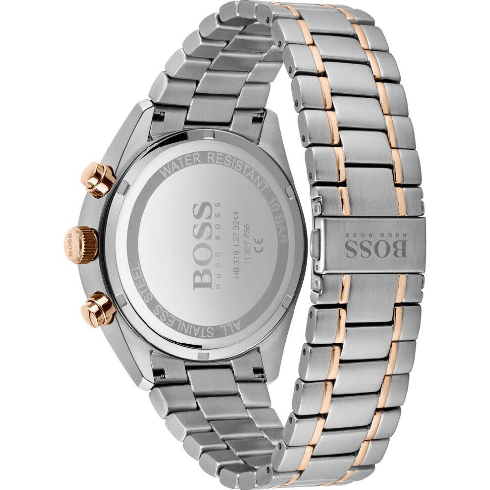 HUGO BOSS Black Dial, Rose Gold Men's Wrist Watch HB1513819