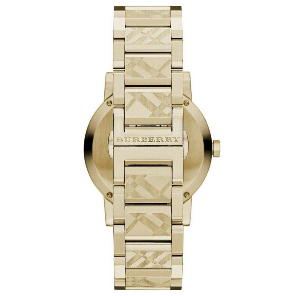 Burberry Swiss Gold Ion-Plated Stainless Steel Ladies Watch - BU9038