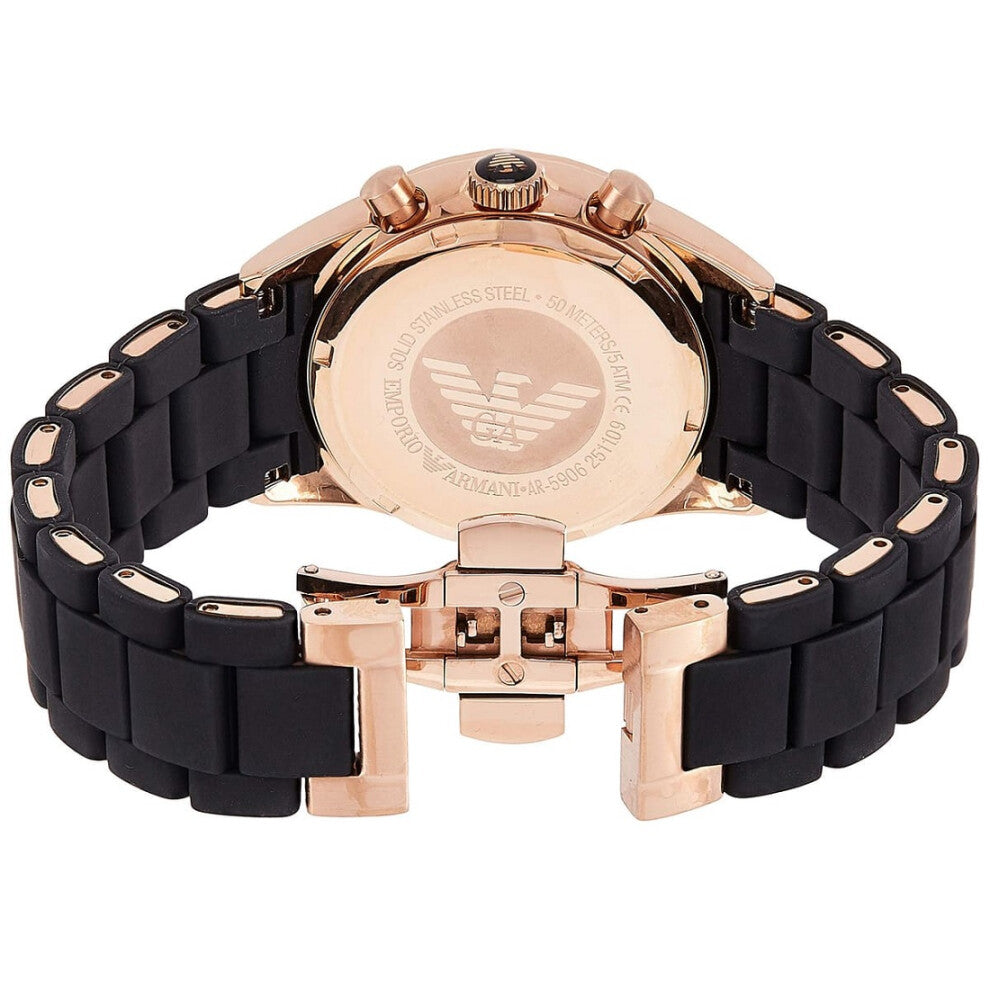 Emporio Armani Silicone Ladies Quartz Wrist Watch AR5906