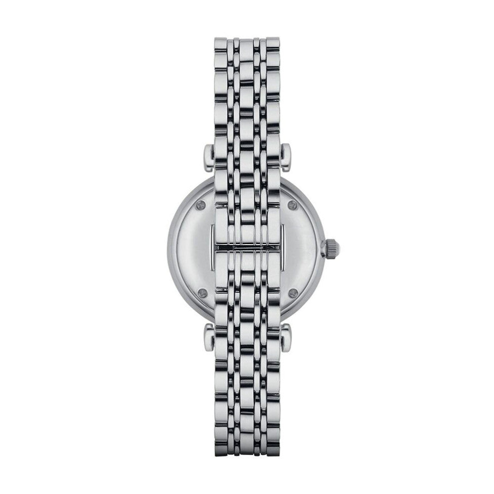 Emporio Armani Ladies Wrist Watch - Mother Of Pearl Dial - Stainless Steel AR1908