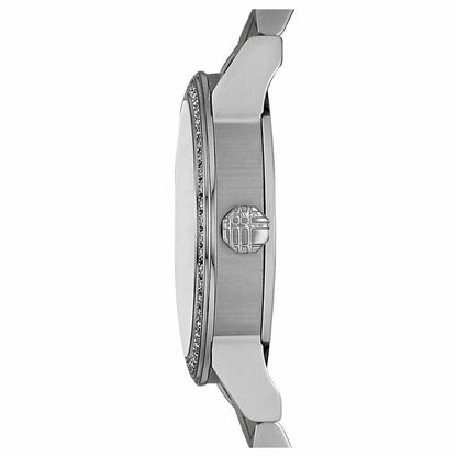 Burberry Ladies Wrist Watch Crystal Bezel Dial Stainless Steel Bracelet Band BU9220