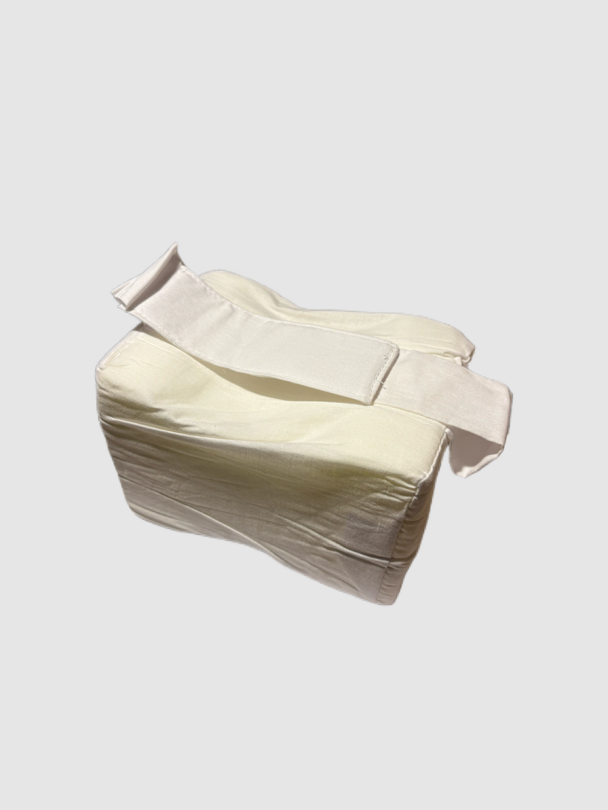 Knee Pillow | Memory Foam Support Pillow | 18x13x11cm | Side Sleeper Hip Knee Spine Alignment | Reduces Joint Pressure | Sciatica Back Pain Relief | Washable Cover