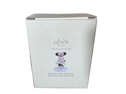 Lenox Disney Mickey and Friends Blooms for Minnie Figurine | Certificate of Authenticity | Collectable Gift