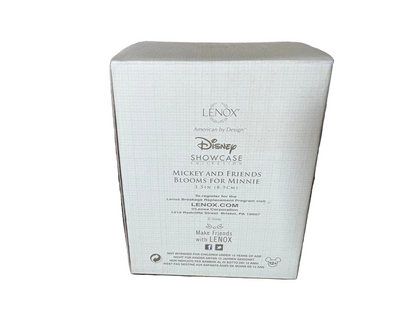Lenox Disney Mickey and Friends Blooms for Minnie Figurine | Certificate of Authenticity | Collectable Gift