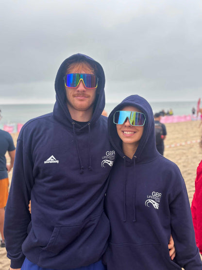 Union Of Surf RESCUE Wrap Around Sport Sunglasses | Ice Blue | TR90 Frame | 1.1mm Polycarbonate Lenses | 100% UV Protection | Hydrophobic Anti-Fog | Surf Cycling Running Hiking