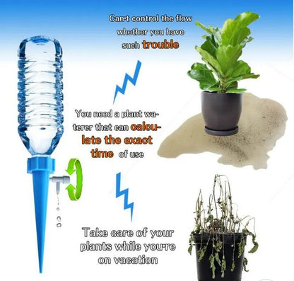 Garden Herbs Fruit Plants Veg Flowers Automatic Irrigation Tool Self Supplying Watering Spikes System Hydration Waterers Planters Pack Of 12