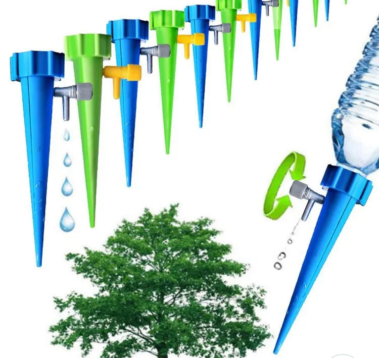 Garden Herbs Fruit Plants Veg Flowers Automatic Irrigation Tool Self Supplying Watering Spikes System Hydration Waterers Planters Pack Of 12