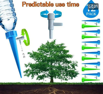 Garden Herbs Fruit Plants Veg Flowers Automatic Irrigation Tool Self Supplying Watering Spikes System Hydration Waterers Planters Pack Of 12