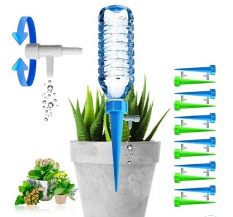 Garden Herbs Fruit Plants Veg Flowers Automatic Irrigation Tool Self Supplying Watering Spikes System Hydration Waterers Planters Pack Of 12