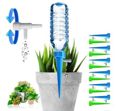 Garden Herbs Fruit Plants Veg Flowers Automatic Irrigation Tool Self Supplying Watering Spikes System Hydration Waterers Planters Pack Of 12