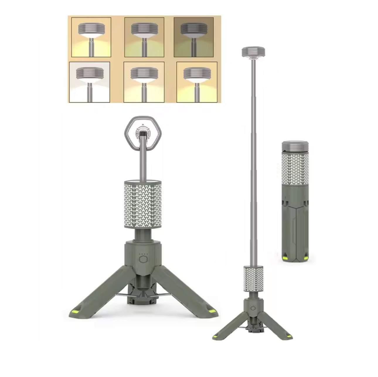 LED Outdoor Camping Hiking Exploring Lantern, UBS Rechargeable, Adjustable Colour Temperature Outdoor Portable Lantern, IP65 Waterproof