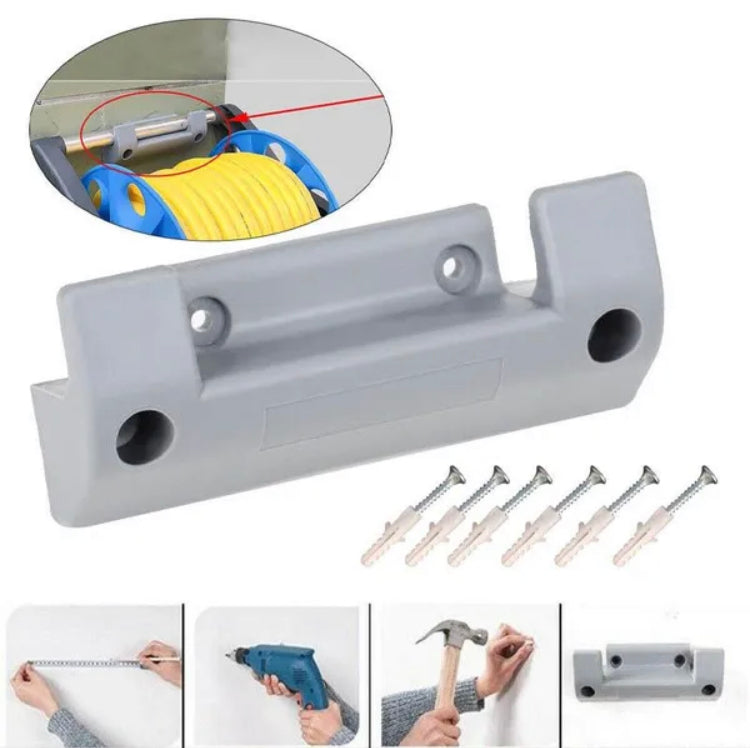 Garden Water Pipe Storage Hose Reel Holder Wall Mounted Weatherproof Hanger For Outside