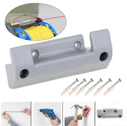 Garden Water Pipe Storage Hose Reel Holder Wall Mounted Weatherproof Hanger For Outside