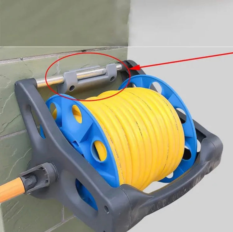 Garden Water Pipe Storage Hose Reel Holder Wall Mounted Weatherproof Hanger For Outside
