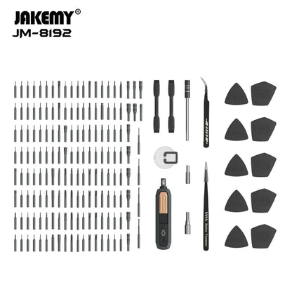 180 in 1 Precision Screwdriver Tool Set Magnetic CR-V Bits Mobile Phone Computer Tablet Glasses Repair Hand Tool