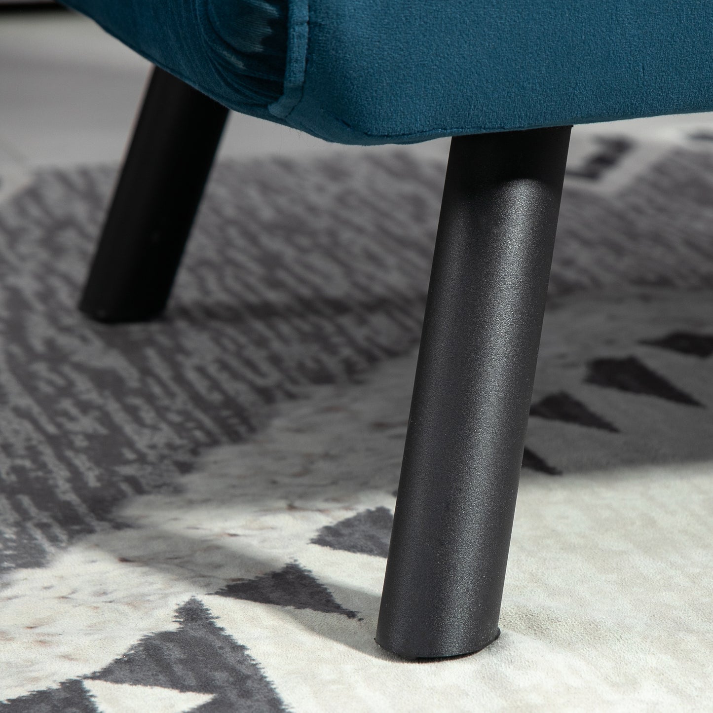 Click Clack Chair Bed, Convertible Single Chair Couch with 2 Cushions, for Living Room, Bedroom