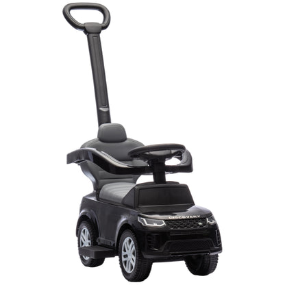 AIYAPLAY LAND ROVER DISCOVERY Licensed Baby Push Car, 2-in-1 Ride on Car with Push Handle and Safety Guardrail