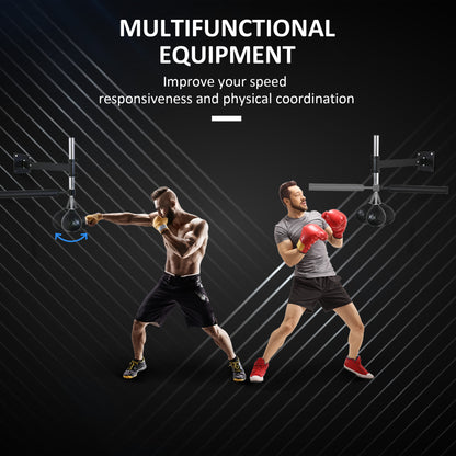 Wall Mount Height Adjustable Speed Bag Boxing, Height Adjustable Punching Bag, Training Kit