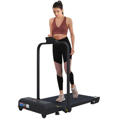 2.5HP Walking Pad Treadmill, Folding Under Desk Treadmill Walking Machine, 1-10KM/H, with Remote Control