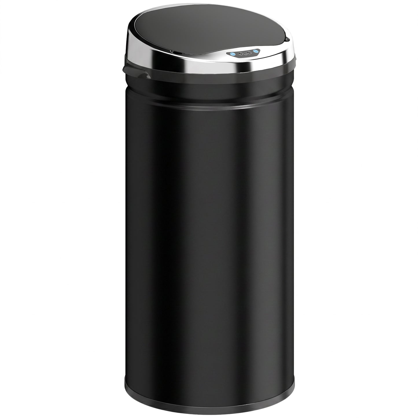 42L Sensor Bin | Automatic Hand-Wave Opening | Soft-Close Lid | Fingerprint-Resistant Stainless Steel | Black