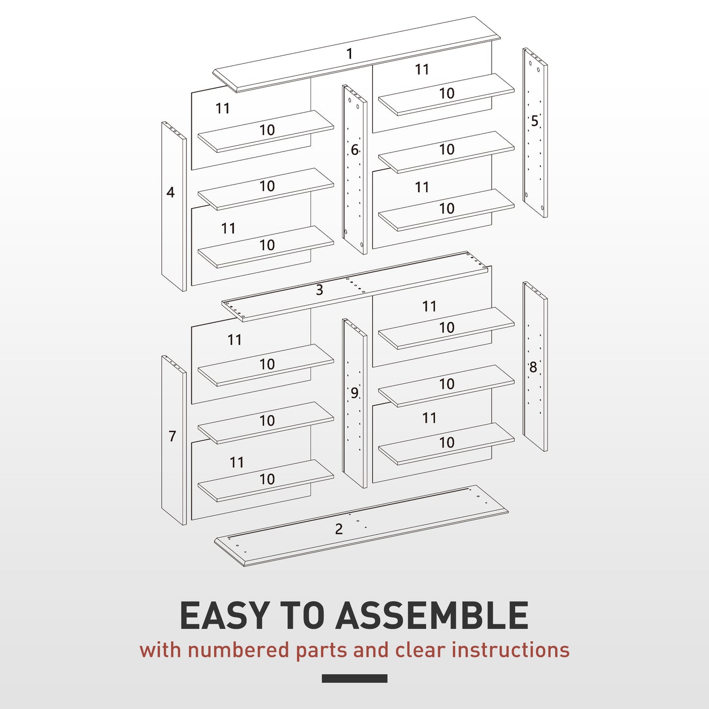 720 CD/396 DVD/396 Blu-ray Storage Unit - Black