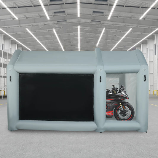 Large Space Portable Inflatable Spray Paint Booth Shed (2 Blowers) With Rope Clips For Exhibition Events / Outdoor Tents