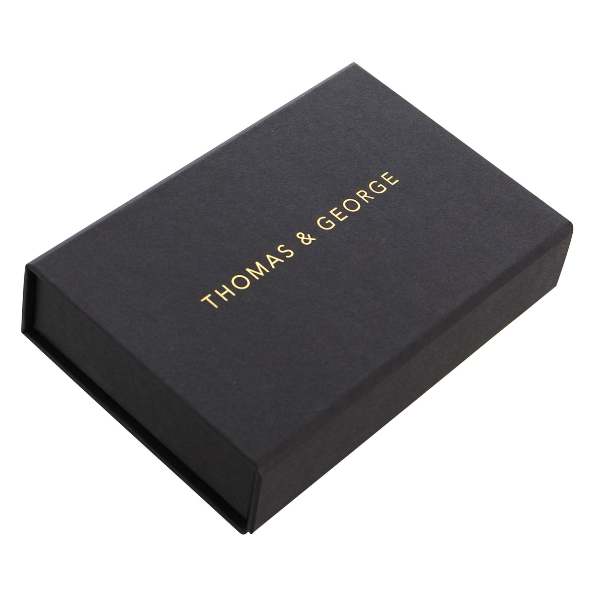 Thomas & George Bakersfield Brown Watch | 40mm Slim Gold-Tone Case & White Dial | Japanese Quartz Movement | Brown Leather Strap