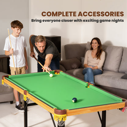 SPORTNOW 4FT Mini Folding Pool Billiards Table