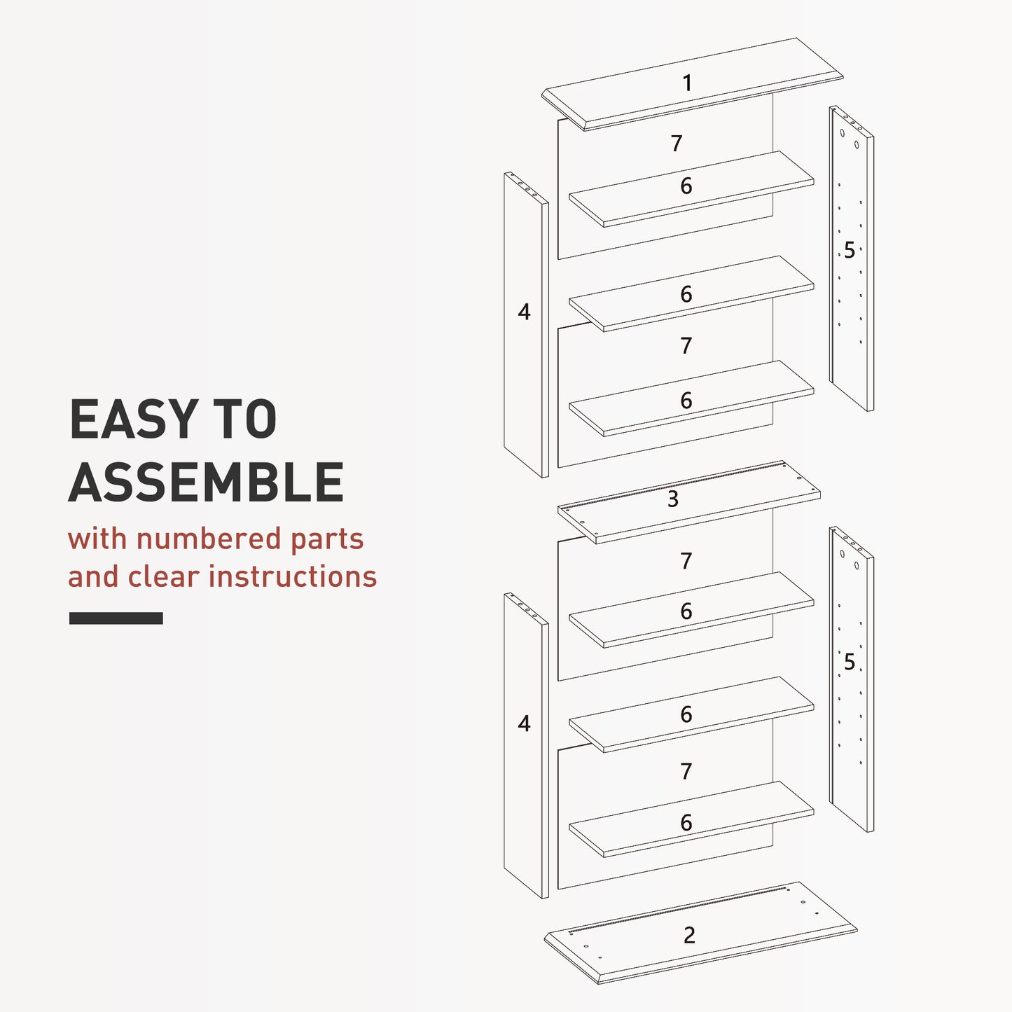 360 CD Storage Unit - White