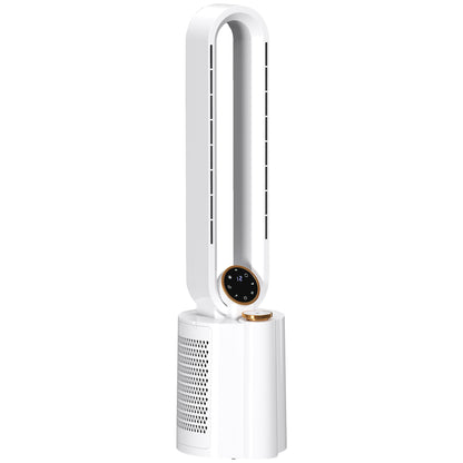 Multi-Mode Bladeless Tower Fan and Humidifier - White