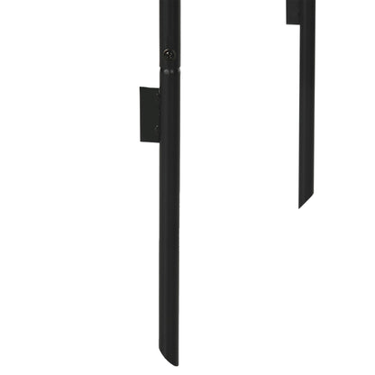 Outdoor Garden Arch, Metal Garden Arbor for Climbing Plants, Roses, Vines, Wedding Arch for Outdoor, Black