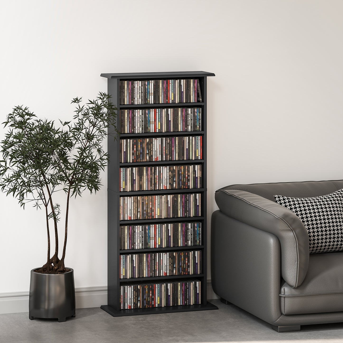 360 CD Storage Unit - Black