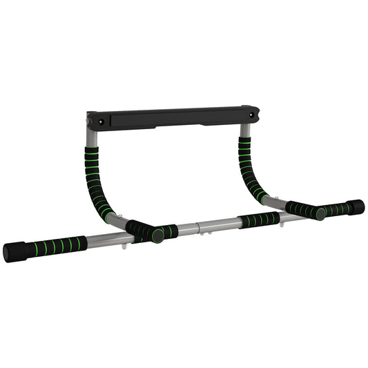 Pull-Up Bar for Doorway, Home Fitness Door Horizontal Bar Push up Bar for Indoor Gym Upper Body Workout, Green