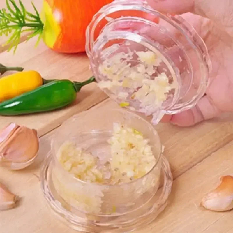 Multifunctional Manual Garlic Crusher Grinder Press Chopper Kitchen Gadget Tool
