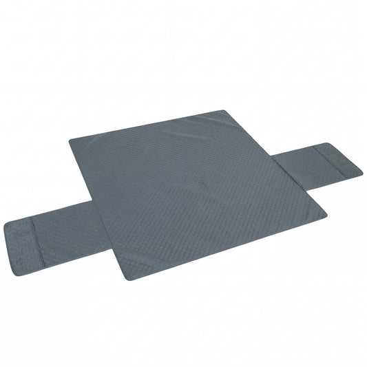 Waterproof 3-Seater Sofa Cover for Dogs, Cats & Pets | Non-Slip Backing & Elastic Straps | 2 Armrest Pockets | Machine Washable | Brushed Multi-Layer Fabric | 306x177cm | Grey