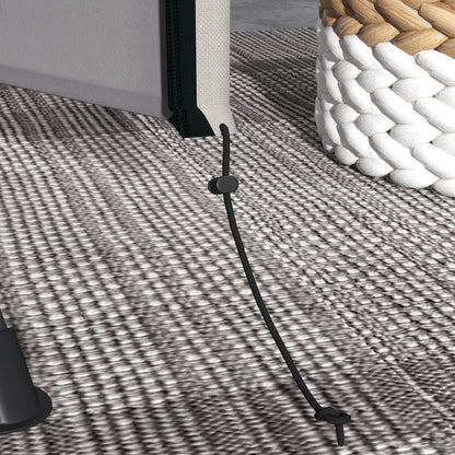 Outsunny 144 x 177cm Outdoor Swing Chair Cover - Light Grey