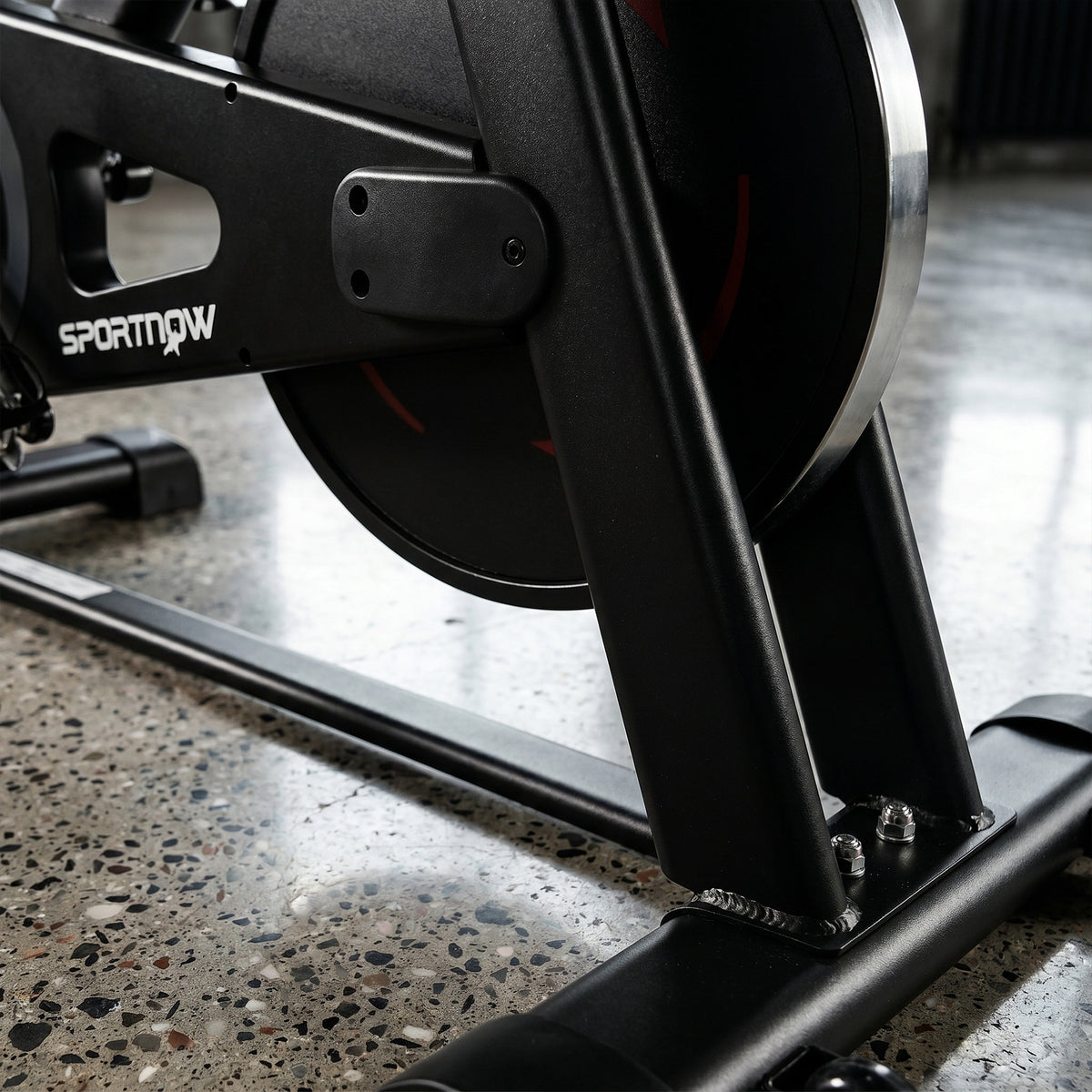 Indoor Exercise Bike | Magnetic Resistance | App Connected | Adjustable Seat | Black