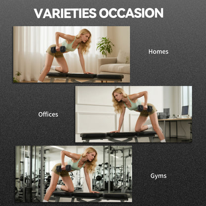 30KG Rubber Hex Dumbbell Portable Hand Weights Dumbbell Home Gym