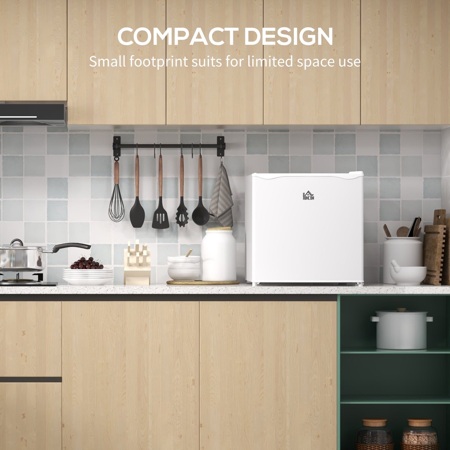 35L Mini Small Space Freezer, -24℃ to -14℃ Temperature - White