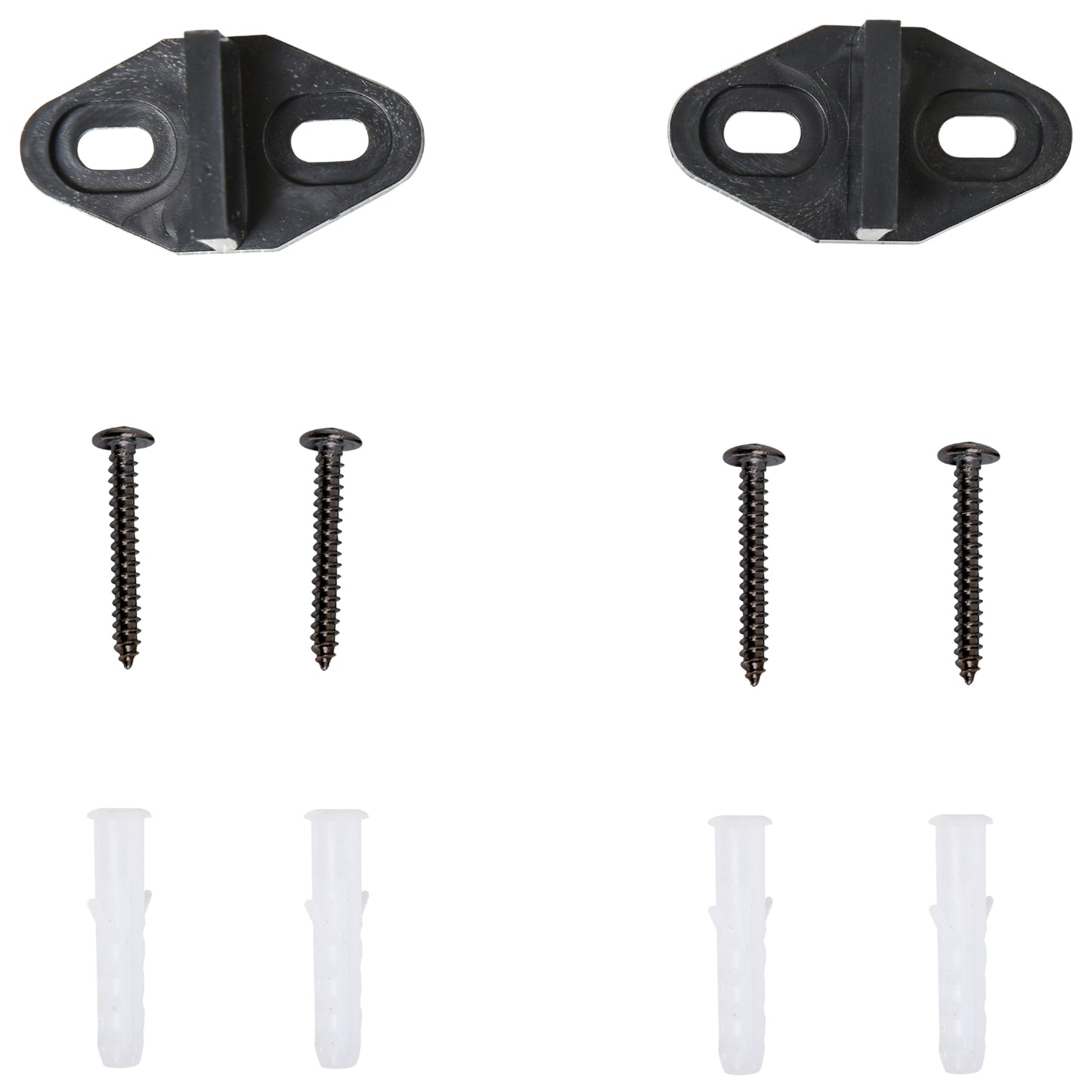Sliding Barn Door Hardware Track Kit | 200cm Rail | 2 Doors | 90kg | Carbon Steel | Industrial Rollers | 35-40mm Door Panels | Wood & Cement Walls | Black