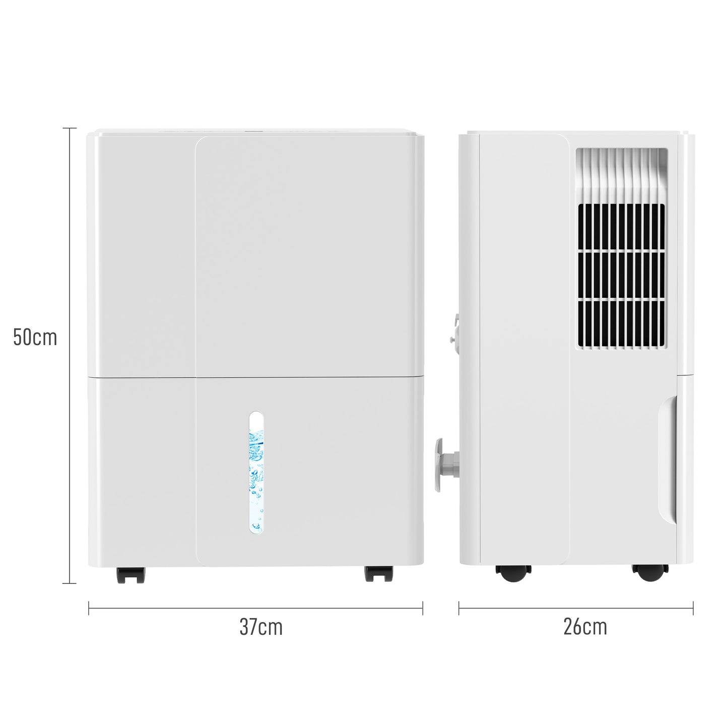 30L Clothes Dryer Dehumidifier For Laundry Drying - White