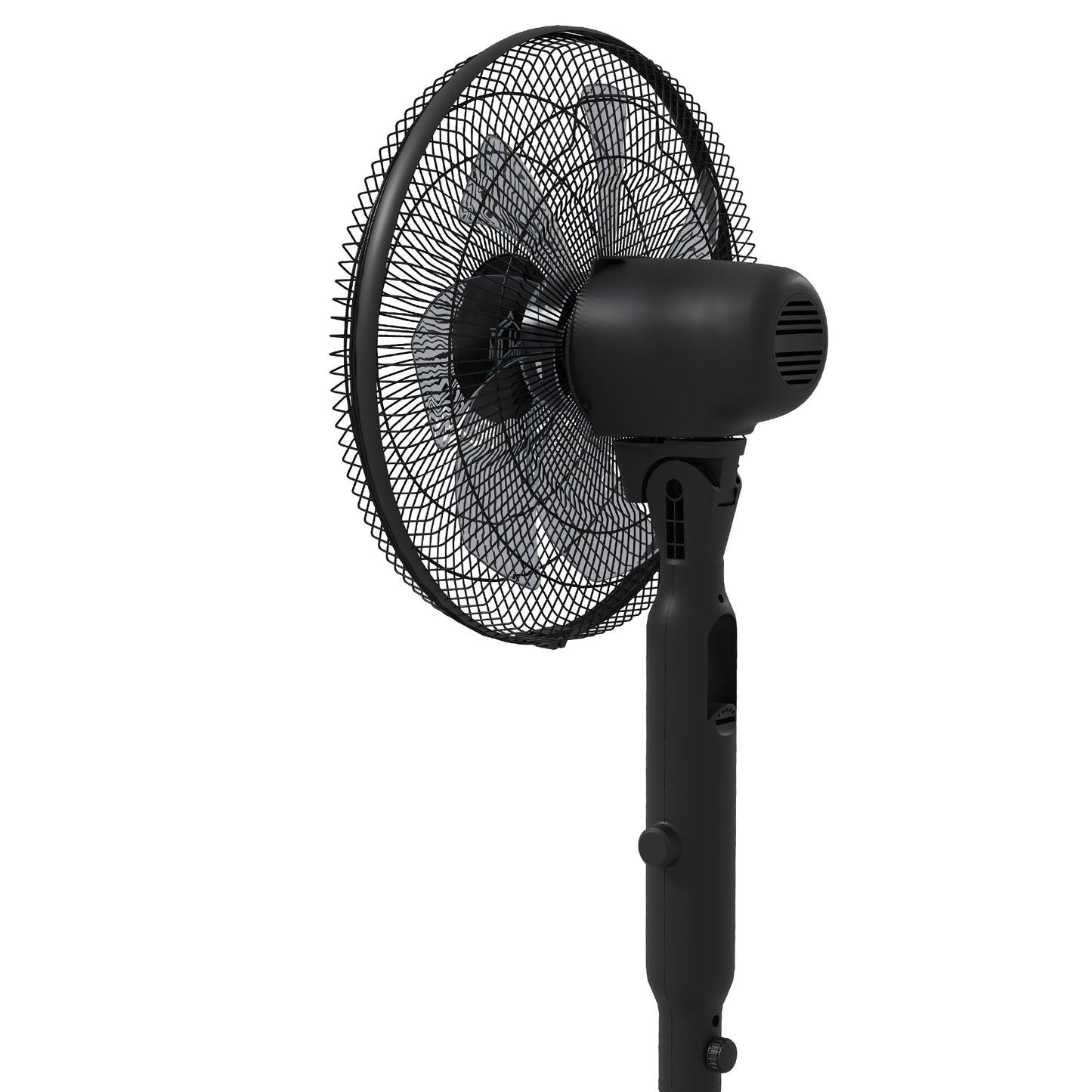 DC Pedestal Fan, 17.5'' Standing Fan w/ 28 Speeds, 3 Modes, 75° Oscillation, 12-Hour Timer, Adjustable Height, Mosquito Repellent Function, Black