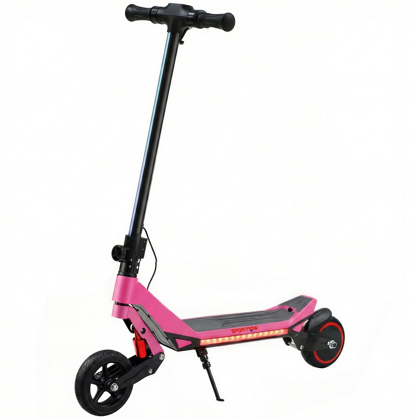 Electric Scooter for Kids, Foldable E Scooter for Age Age 6+ with LED Display, RGB lights, Up to 16km/h