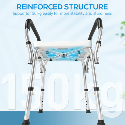57-69cm Aluminium Frame Bath Seat Stool