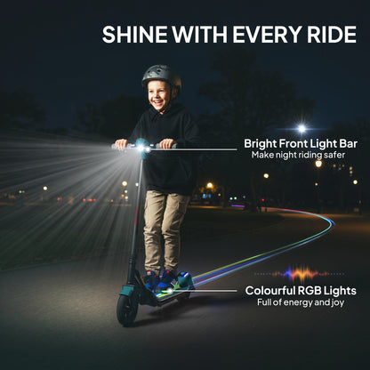 SPORTNOW Electric Scooter for Kids, with LED Display, Green / Black / Pink / Orange