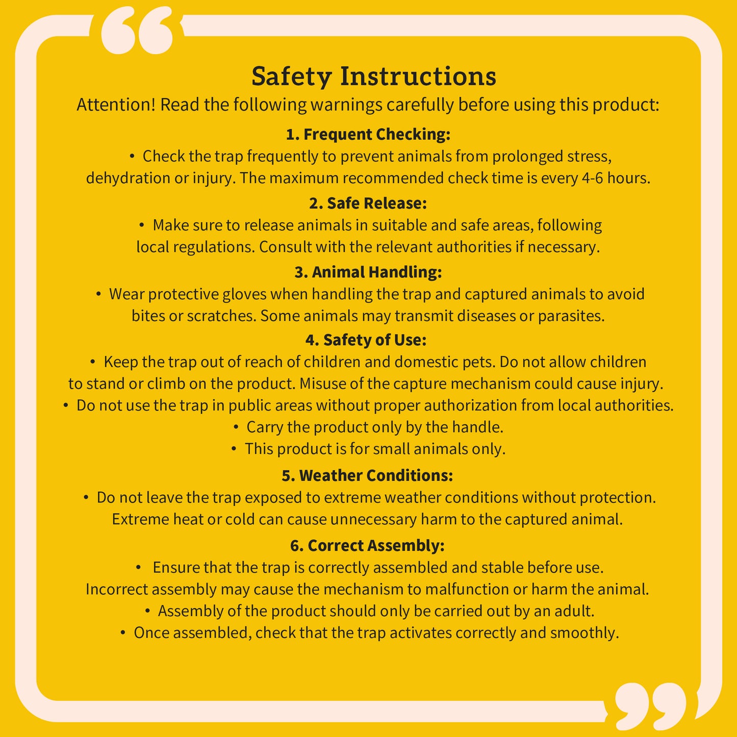 Outsunny Humane Metal Rat Trap with Single Door, for Small Animals, Dark Green