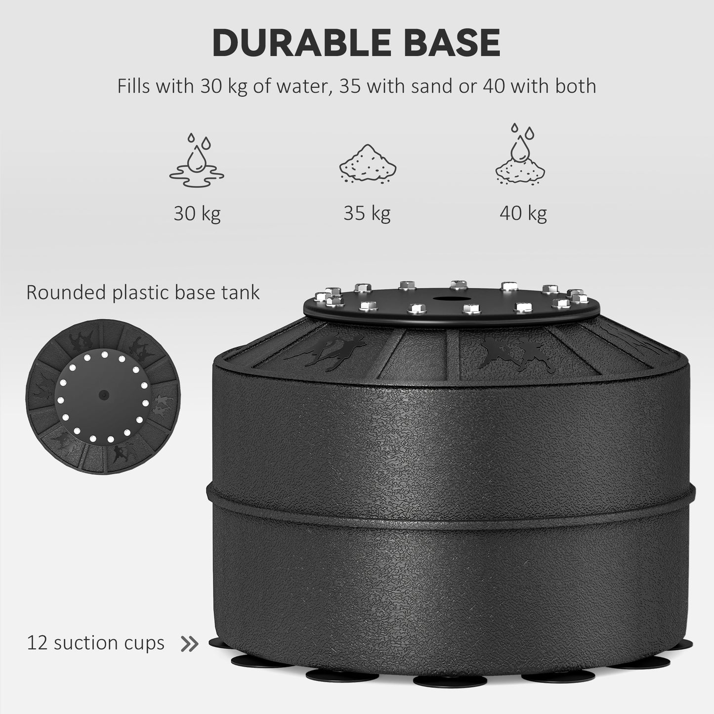 155-205cm 3-IN-1 Freestanding Boxing Punching Bag Stand, Boxing Speed Trainer with Rotating Flexible Arm, Speed Ball, Fillable Base, Black