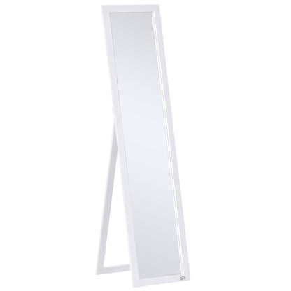 Full Length Mirror for Bedroom, Free Standing Dressing Mirror, Wall Mirror for Living Room, 37 x 154 cm, White