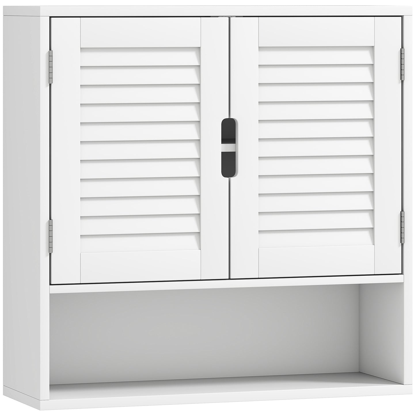 Bathroom Cabinet, Wall Mounted Storage Cabinet with Adjustable Shelves, 60 x 20 x 60 cm